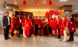 Aydın’da hastanede Cumhuriyet coşkusu