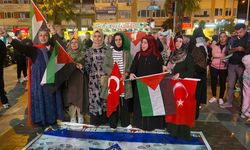 Nazilli’de Filistin’e destek için toplandılar