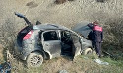 Aydın’da kontrolden çıkan araç toprak alana çarptı! 3 yaralı