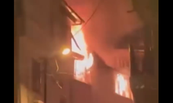 Kuşadası’nda bir daire alevlere teslim oldu