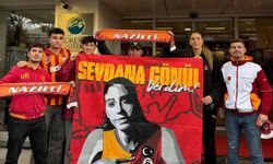Nazillili Galatasaray taraftarlarından kaptana destek
