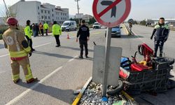 Karayolunda feci kaza! Elektrikli bisiklet sürücüsü yaşamını yitirdi