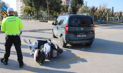 Aydın’da araç ile motosiklet çarpıştı: 1 yaralı