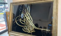 Halk eğitim kursunda öğrendikleriyle ortaya çıkardığı eser hocasına gurur yaşattı