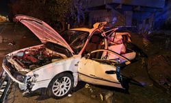Nazilli’de gece yarısı feci kaza! Otomobil ağaca çarptı, sürücü ağır yaralı