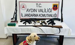 Aydın’da ruhsatsız silah operasyonu! Evden cephanelik çıktı