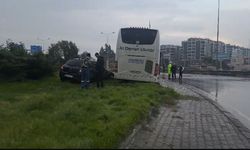 Söke'de korkutan kaza! Yağış kazaya sebep oldu