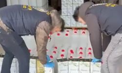 Zeytinyağı tenekelerine gizlenmiş 3 bin litre sahte içki ele geçirildi