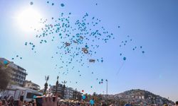 Aydın’da balonlar Teoman bebek için uçtu