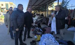 CHP’li Karakoz pazarda sorunları dinledi