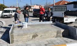 Germencik’te deve heykeli için son hazırlıklar tamamlanıyor
