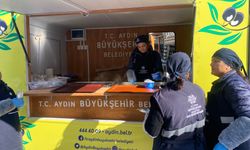 Koçarlı Pazarı’nda 4 ayrı noktada ikram