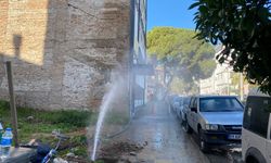Aydın’da su çalışmasında boru çatladı: Ekipler kısa sürede müdahale etti