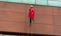 Aydın’da Türk Bayrağı ile anlamlı tırmanış