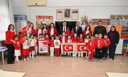 Aydın’da miniklere ilk ders ‘Bayrak Sevgisi’