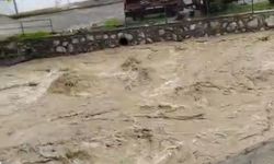 Aydın'da sağanak sonrası İl Çayı şiddetlendi