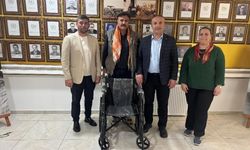 İncirliova'da anlamlı davranış: Tekerlekli sandalye bağışlandı