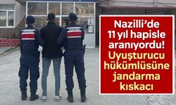 Nazilli’de 11 yıl hapisle aranıyordu! Uyuşturucu hükümlüsüne jandarma kıskacı