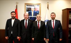 Rektör Kent, KKTC 5’inci Cumhurbaşkanı Tatar’ı ağırladı