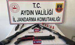 Nazilli’de operasyon! Ruhsatsız silah ve mühimmat ele geçirildi