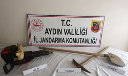 Aydın’da kaçak kazı şüphelisine suçüstü