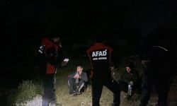 Dağda panik anları: İki çocuk mahsur kaldı