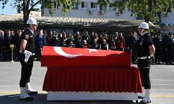 Feci kazada can veren şehit polise son görev