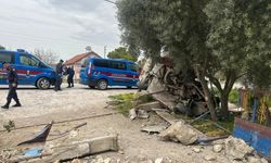 Otomobil devrildi: 1 ölü 1 ağır yaralı