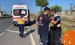 Aydın'da feci kaza! Lastik patladı: Ölümden döndüler
