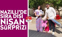 Nazilli’de sıra dışı nişan sürprizi