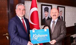 Vali Varol kurbanını bağışladı