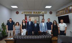Aydın Cumhuriyet Başsavcısı Celal Tekin’den Baro’ya veda ziyareti