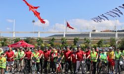 Aydın’da anlamlı buluşma! Pedallar sağlıklı yaşam için döndü
