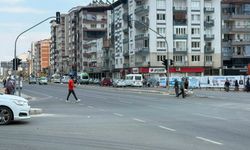 Aydın'da tamamlanan yola yaya geçidi talebi