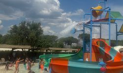 Aydın’da yaz sıcaklarında çocukların gözdesi Aqupark oldu