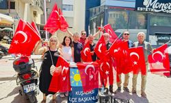İYİ Parti Kuşadası Ankara'ya doğru hareket etti