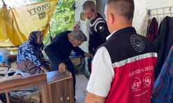 Milletvekili Sarıbaş devreye girdi: Yaşlı çifte yürek ısıtan destek
