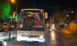 Nazilli’nin klasik engeline bu kez de yolcu otobüsü takıldı
