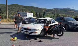 Söke'de korkunç kaza! Otomobile ok gibi saplandı