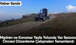 Madran ve Korumaz Yayla Yolunda Yaz Sezonu Öncesi Düzenleme Çalışmaları Tamamlandı