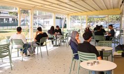 Yurt Kafe ve Işıklı Parkı'na yoğun ilgi! Öğrencilerin yeni buluşma noktası oldu