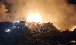 Aydın’da 150 ton balya küle döndü! Ekipler seferber oldu