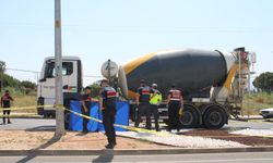 Aydın’da kahreden görüntü! Beton mikseri can aldı