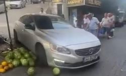Aydın’daki sürücü semt pazarına daldı! Ortalığı savaş alanına çevirdi