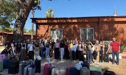 Aydınlı öğrenciler Antalya kampına uğurlandı