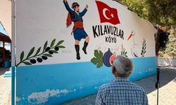 Aydınlı ressamdan köyüne Efe portresiyle vefa