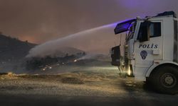 Çine’de orman yangınına TOMA desteği! Emniyet ekipleri de alevlerle mücadelede yer alıyor