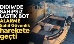 Didim’de sahipsiz lastik bot alarmı! Sahil Güvenlik harekete geçti