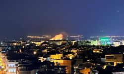 Nazilli’de gece yarısı sazlık yangını korkuttu