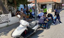 Nazilli’de vicdansız sürücü motosiklete çarpıp kaçtı